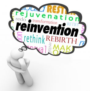 Reinvention Word Thought Cloud Thinker Planning Change